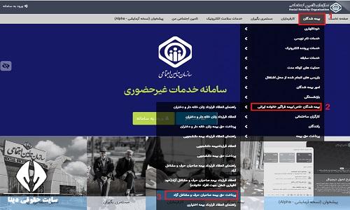 پرداخت حق بیمه تامین اجتماعی مشاغل آزاد